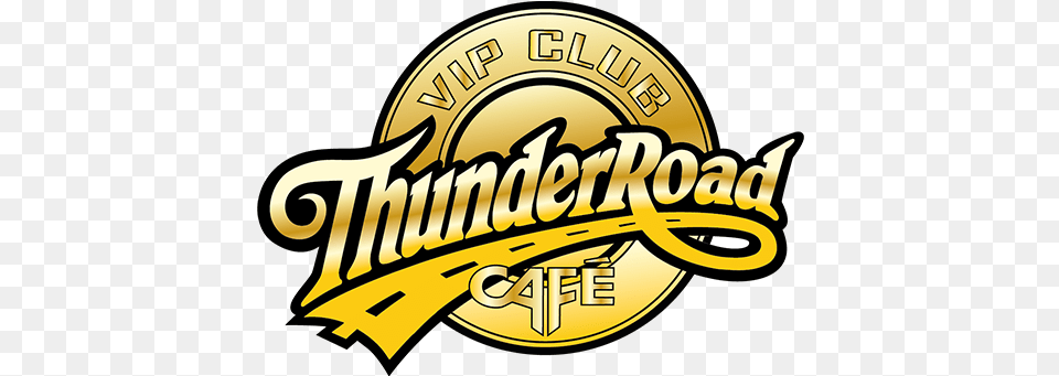 By Joining The V Thunder Road Caf, Badge, Logo, Symbol, Dynamite Free Png