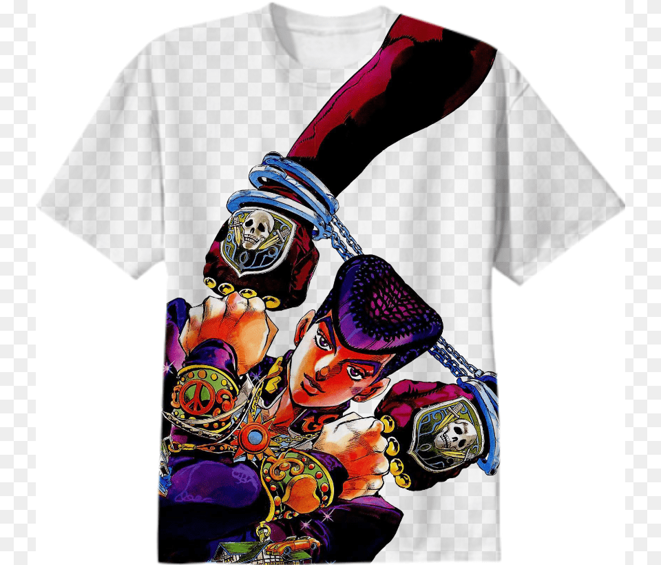 By Killer Queen Jojo Bizarre Adventures Part, Clothing, T-shirt, Person, Face Free Png
