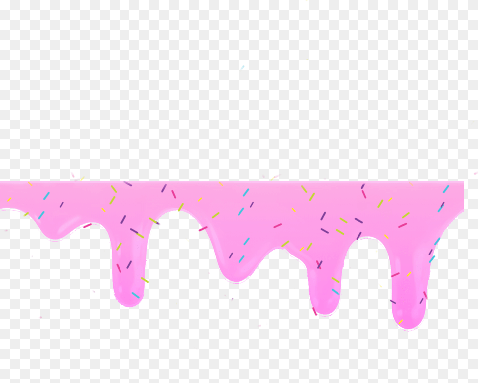 By Me Icecream Melt Sprinkles Pink Drip Meltingic Ice Cream Melt Clipart, Paper, Smoke Pipe, Confetti Png Image