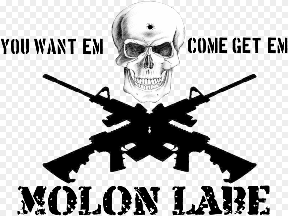 By Michael Taylor Skull, Baby, Person, Firearm, Weapon Free Png Download