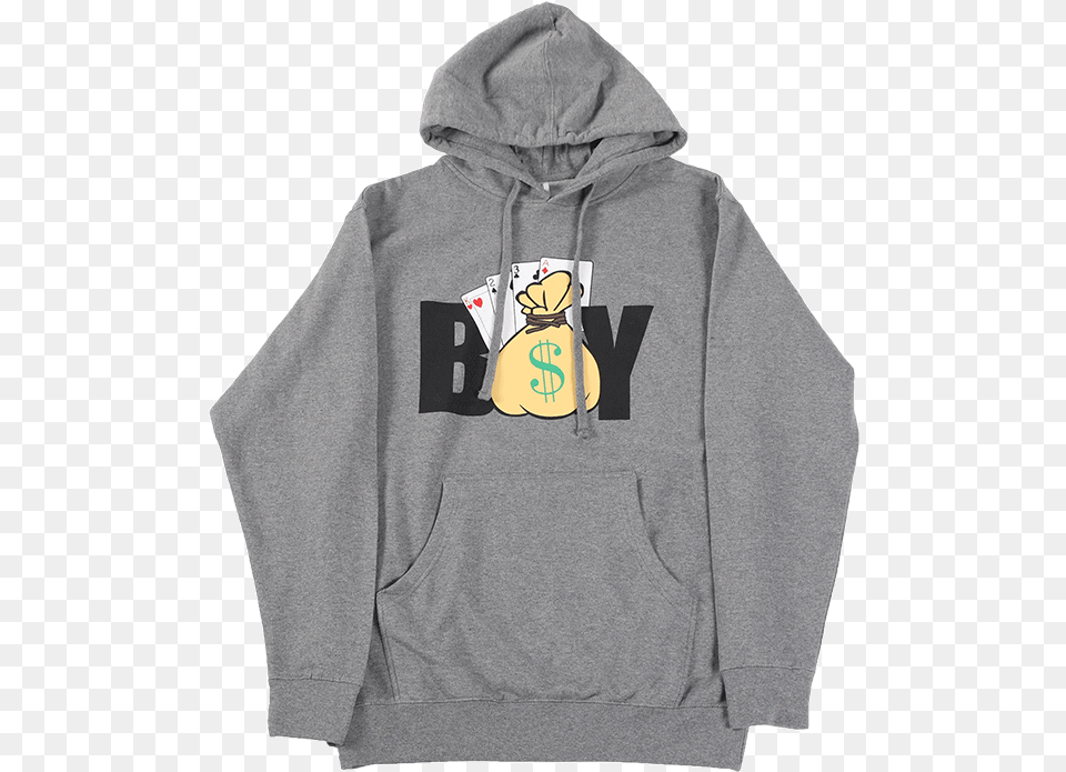 By Money Bag Hoodie, Clothing, Hood, Knitwear, Sweater Free Png Download