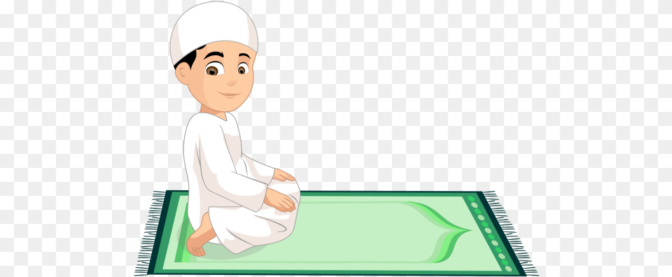 By Muslim Prayer Guide Praying Islam Clipart, Baby, Person, Face, Head Free Png Download