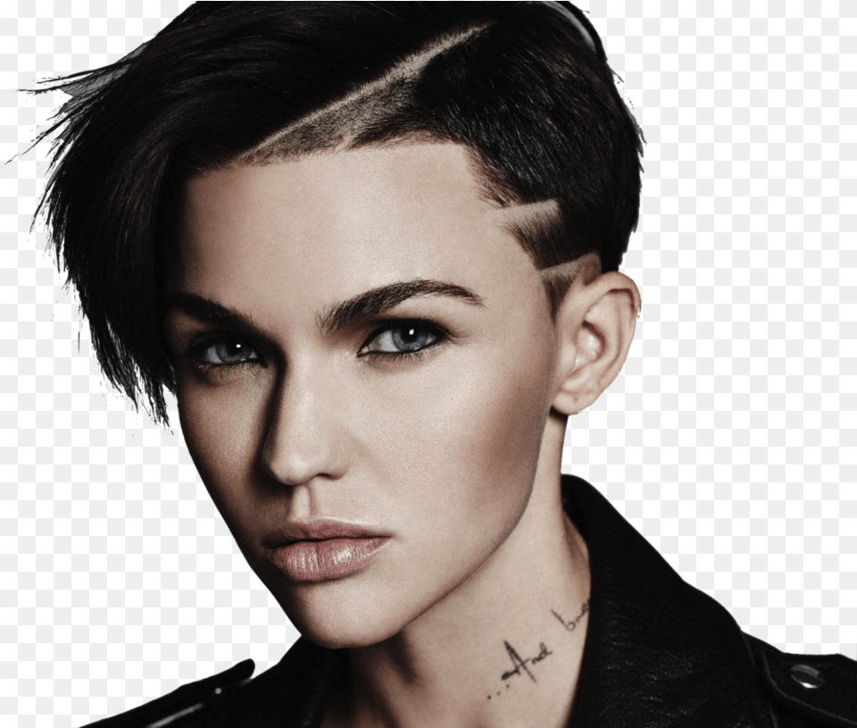 By Punkrockmelo Ruby Rose, Adult, Portrait, Photography, Person Free Png Download