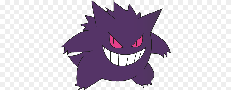 By Racamo Pokemon Gengar Vector, Purple, Baby, Person Png Image