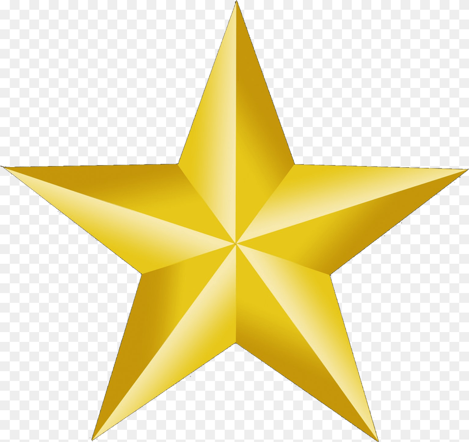 By Sacrificing 1 Water Dragon And 1 Fire Dragon This Gold Star No Background, Star Symbol, Symbol, Cross Png