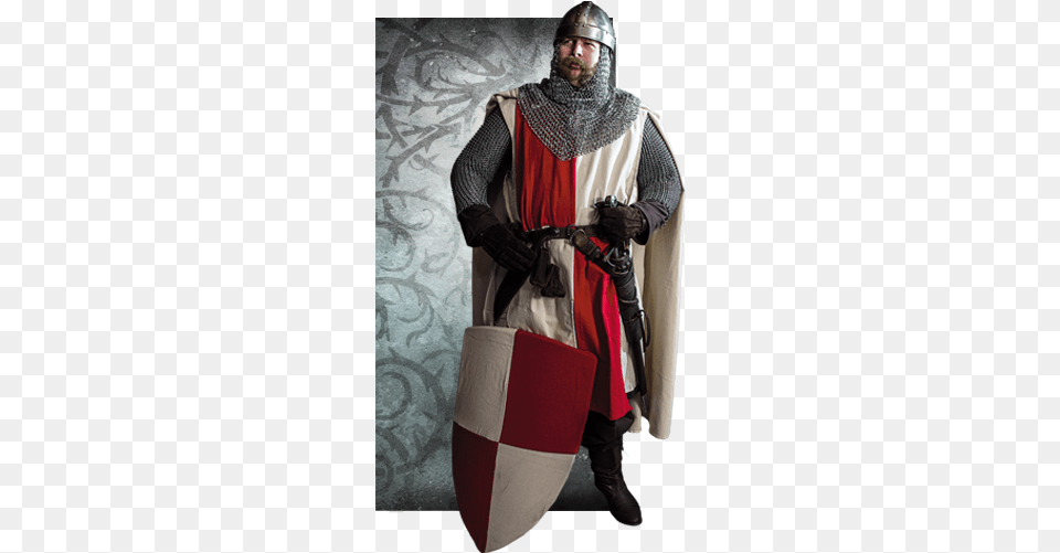 By The 12th And 13th Century Chainmail Had Become The 13th Century Chain Mail, Armor, Knight, Person, Adult Free Png