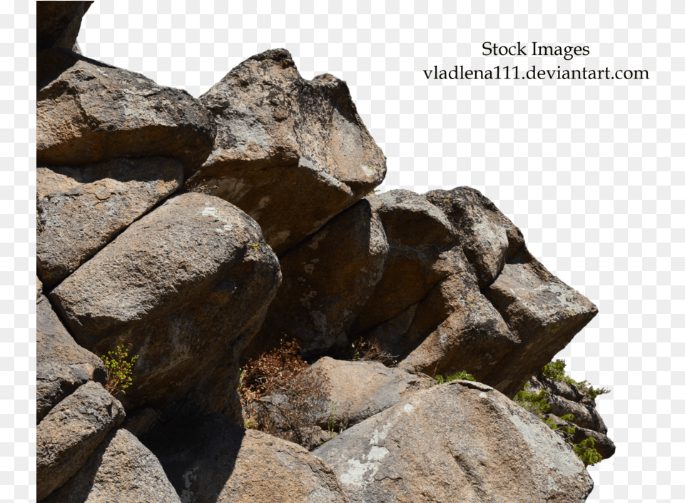 By Vladlena On Rock Nature, Rubble, Plant Free Transparent Png