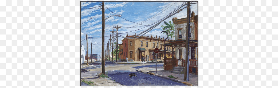 By William M Painting, Urban, Street, Road, Utility Pole Png Image