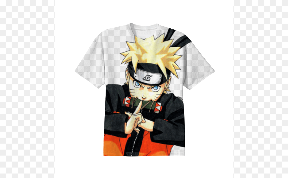 By Yung Sasuke Naruto Cosplay Costume Naruto Shippuden Uzumaki Naruto, T-shirt, Book, Clothing, Comics Png