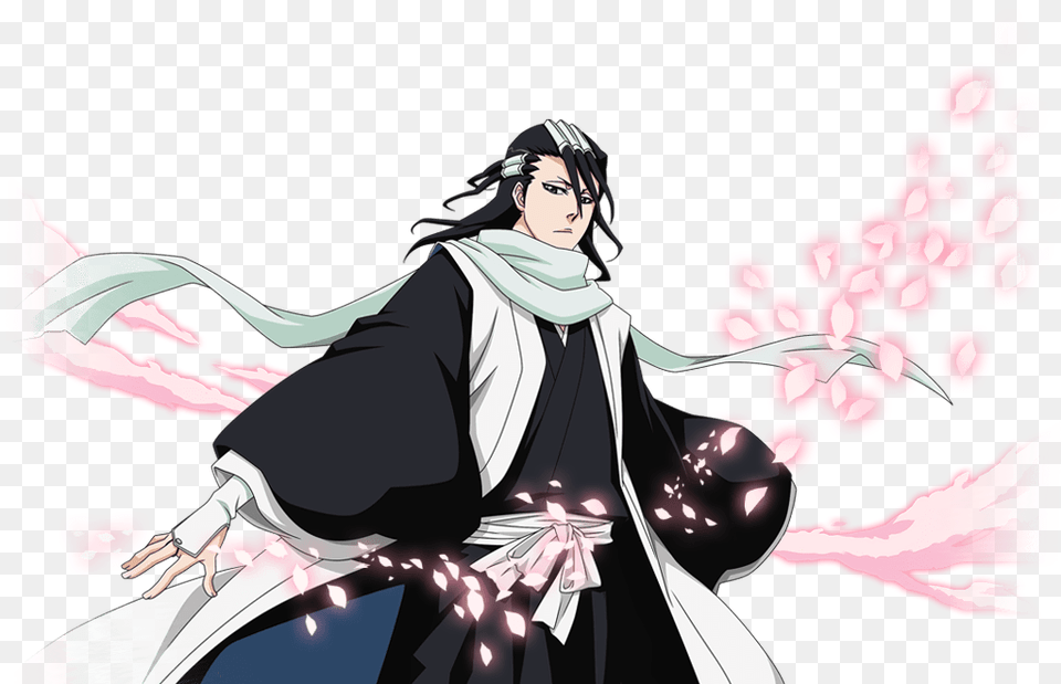 Byakuya Kuchiki Background, Publication, Book, Comics, Adult Free Png Download