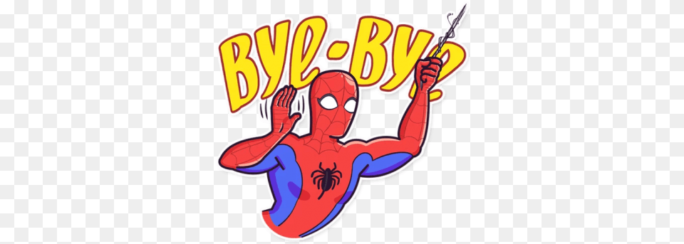 Bye Bye Bye Spiderman Superhero Bye Superhero, Book, Comics, Publication, Dynamite Png