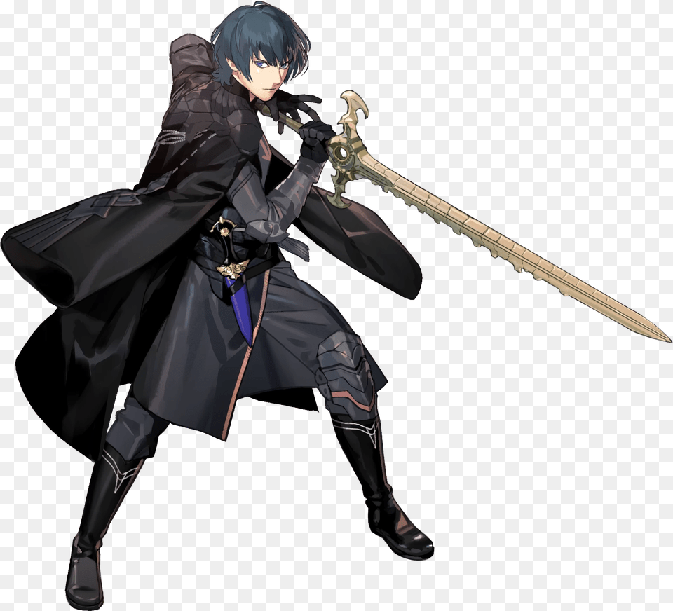 Byleth Outfit From Fire Emblem Three Fire Emblem Three Houses Byleth, Weapon, Sword, Adult, Person Png Image