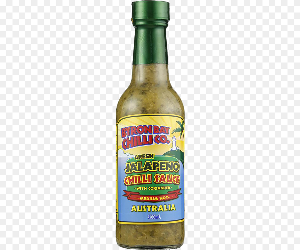 Byron Bay Chilli Co Green Jalapeno Chilli Sauce, Alcohol, Beer, Beverage, Food Png