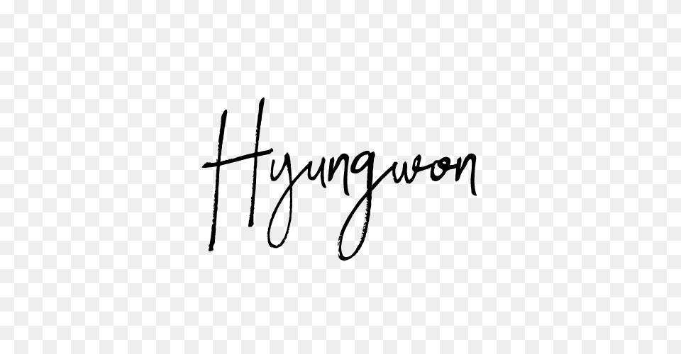 Bytaehyungvalien Monstax Monsta X Hyungwon Kpop Name, Handwriting, Text, Signature Free Png Download