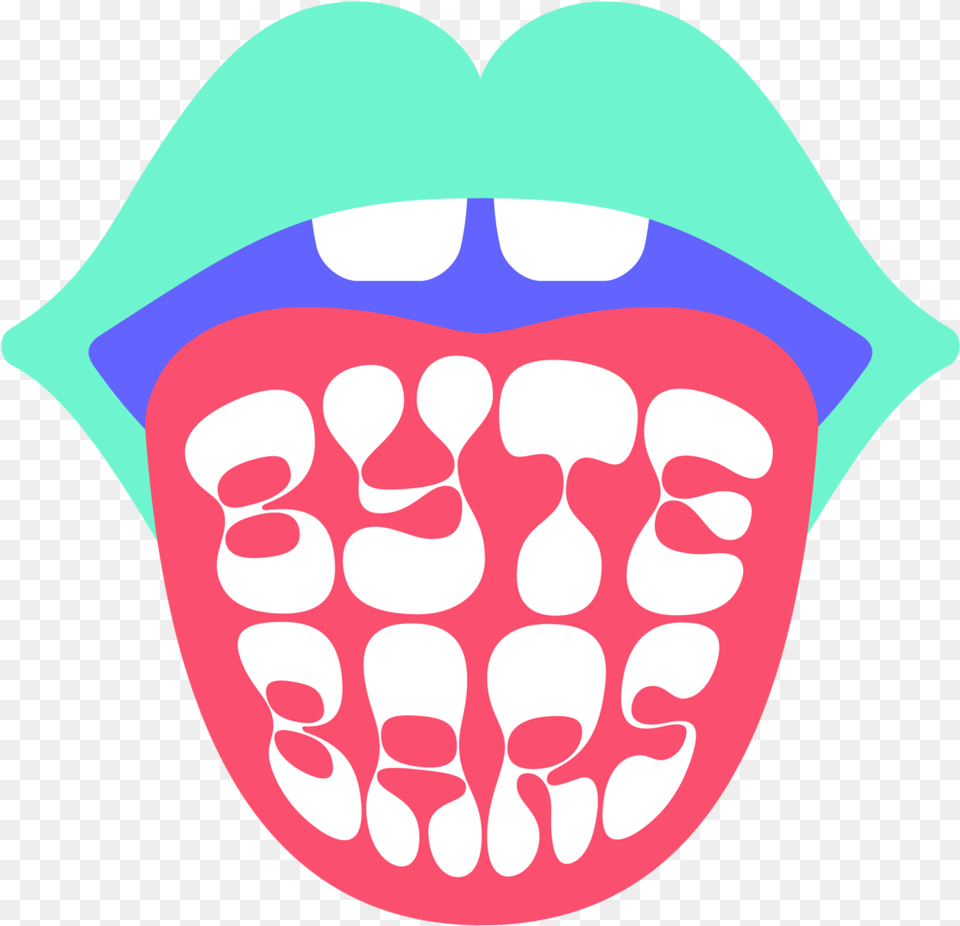 Byte Logo Tongue Seafoamlips Rgb Large, Body Part, Mouth, Person, Baby Free Transparent Png