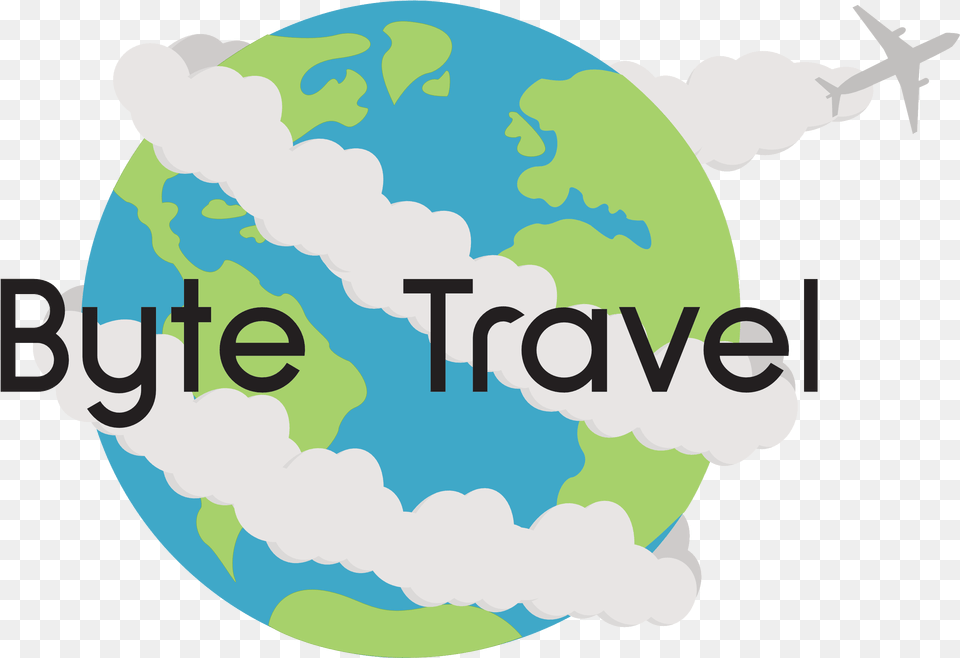 Byte Travel Logo, Astronomy, Outer Space, Planet, Globe Png