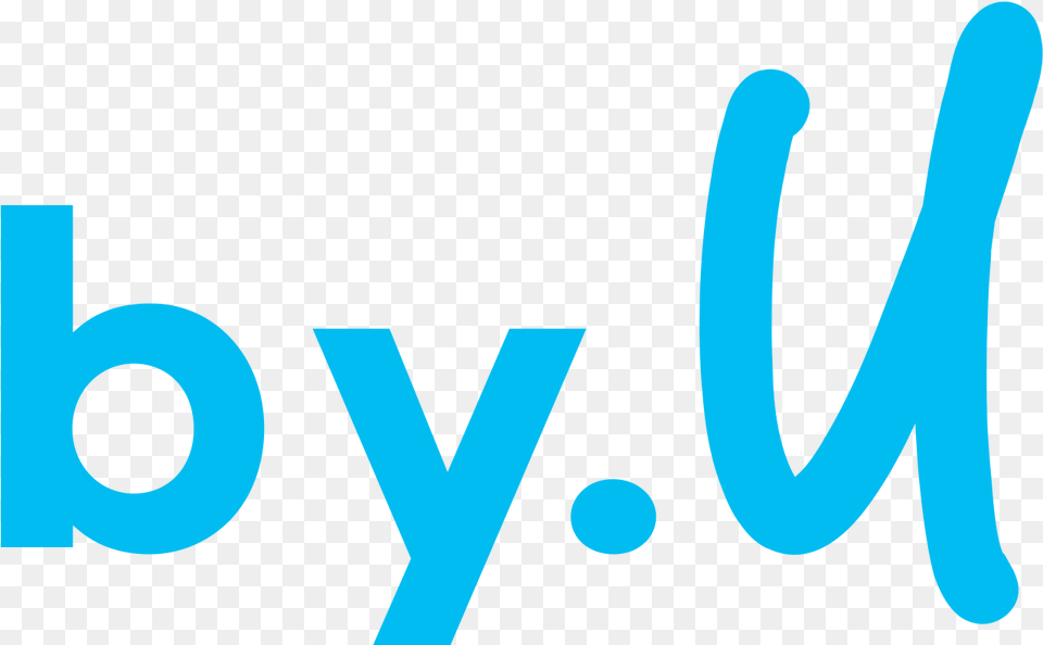 Byu Logo By U, Turquoise, Text Png Image