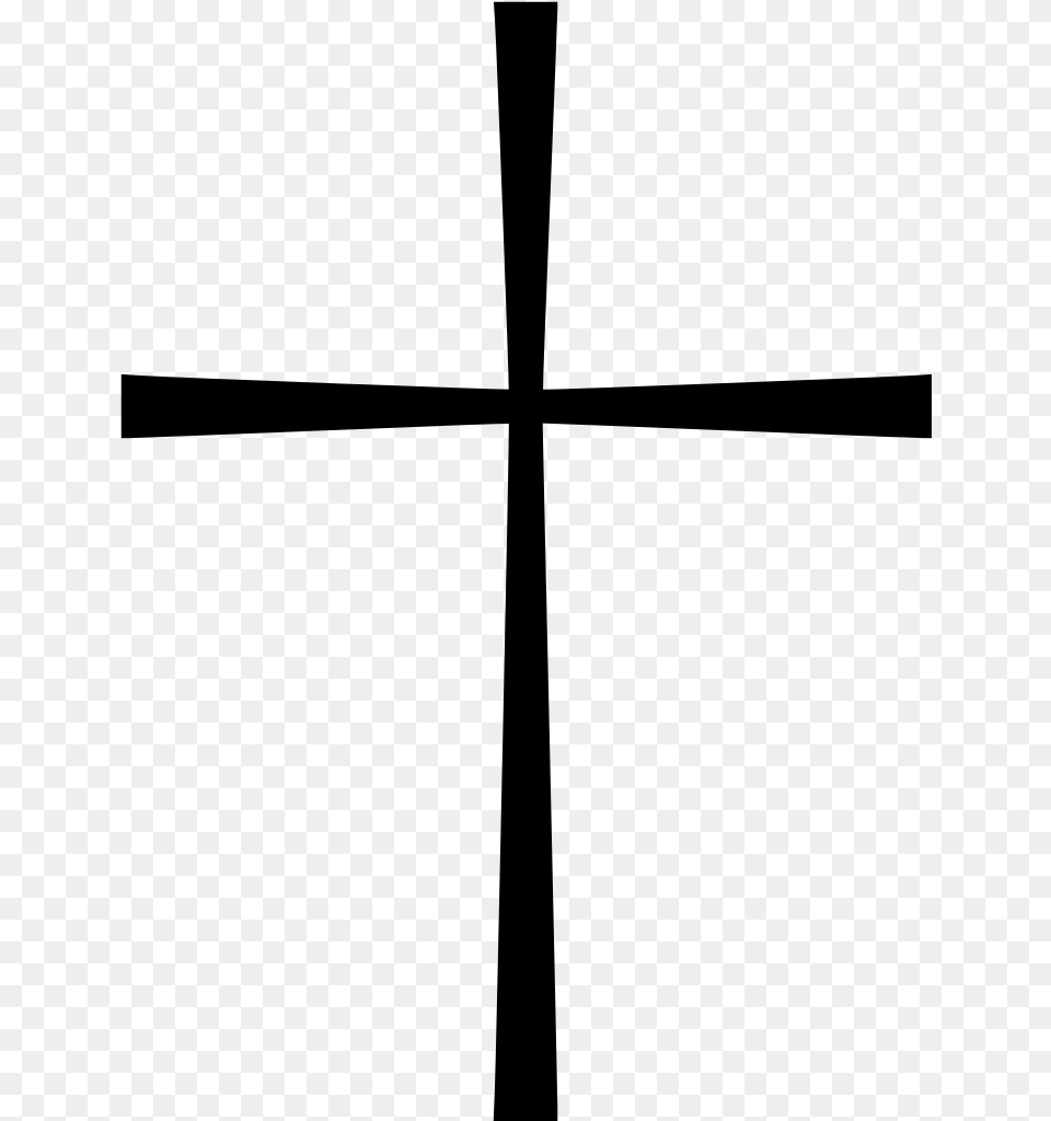 Byzantine Cross Icon Byzantine Cross Symbol, Gray Free Png