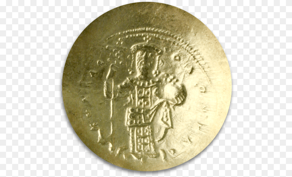 Byzantine Empire Constantine Coin, Gold, Money Png Image