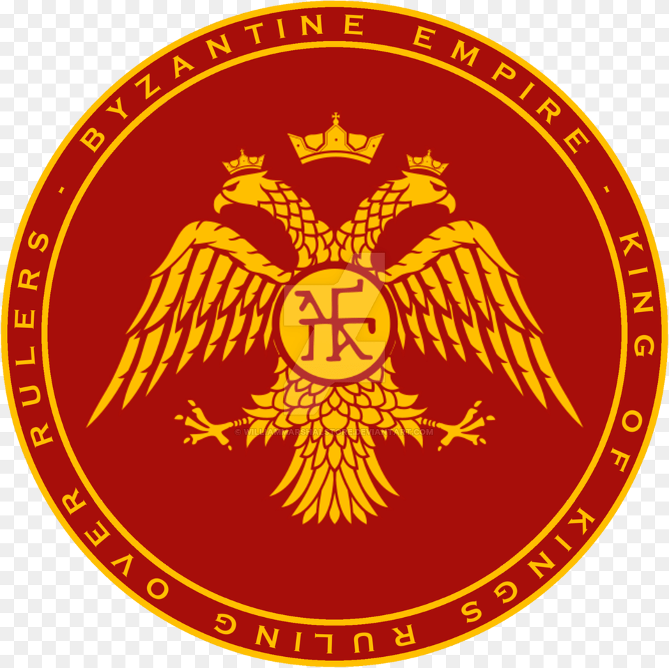 Byzantine Empire Palaiologan Double Headed Eagle By Byzantine Empire Seal, Emblem, Symbol, Logo, Badge Free Transparent Png