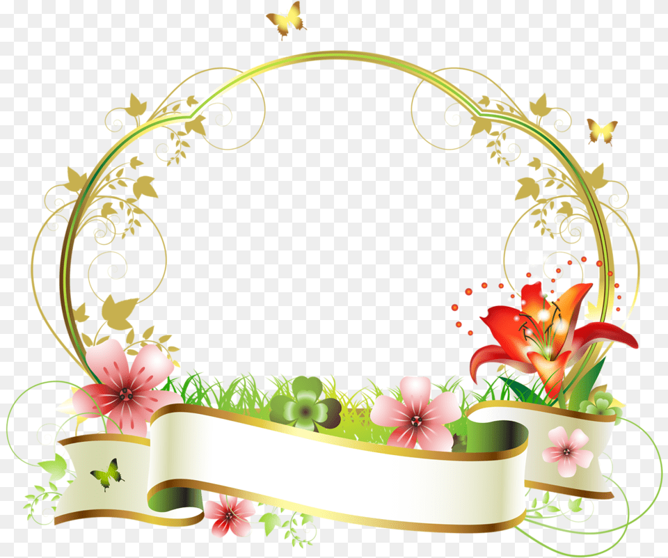 Bzikolya Frame Flower Vector Frame Border Flower, Art, Plant, Pattern, Graphics Free Png