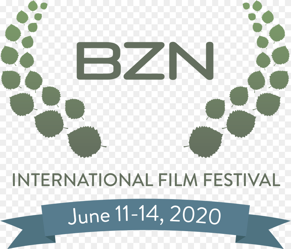 Bzn Logo Bzn Film Festival, Green, Accessories, Advertisement, Poster Free Png Download