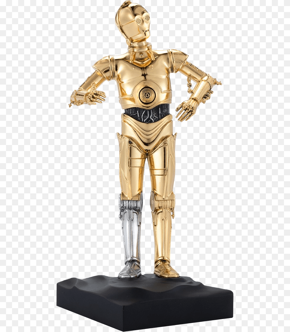 C 3po Limited Edition 9 Gilt Pewter Statue Royal Selangor, Adult, Female, Person, Woman Free Transparent Png