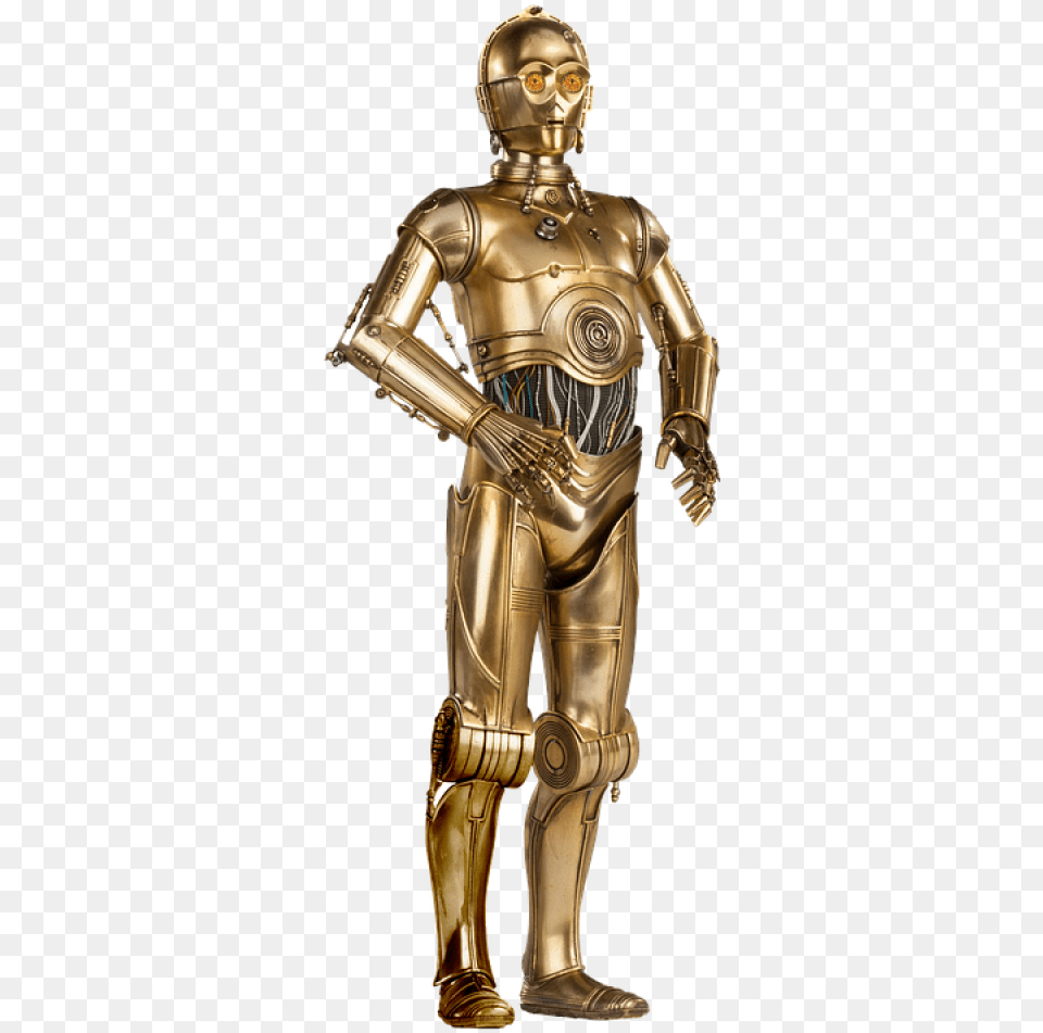 C 3po Robot Starwars Action C, Armor, Person Free Png