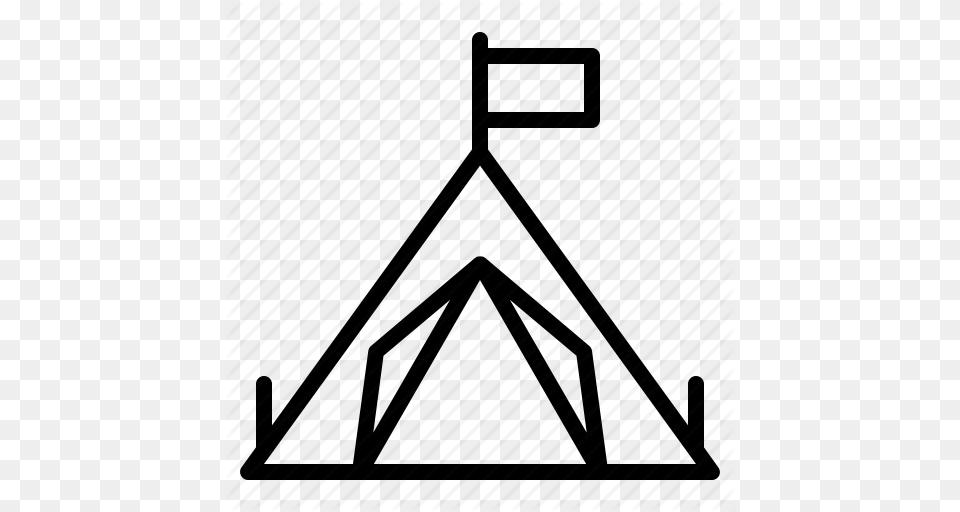 C Camping Tent Icon, Triangle Png