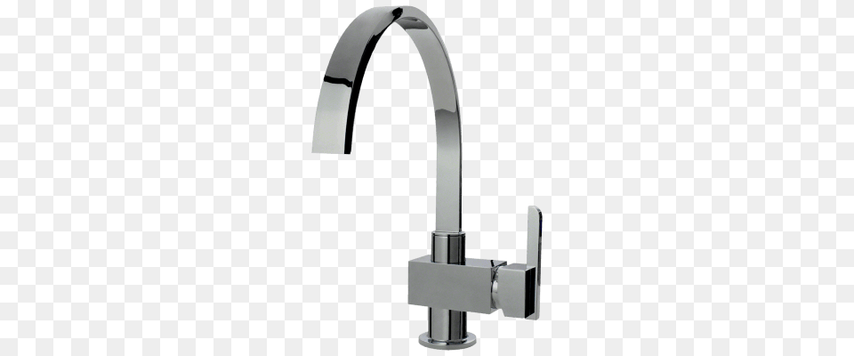 C Chrome Single Handle Kitchen Faucet, Sink, Sink Faucet, Tap Free Png Download