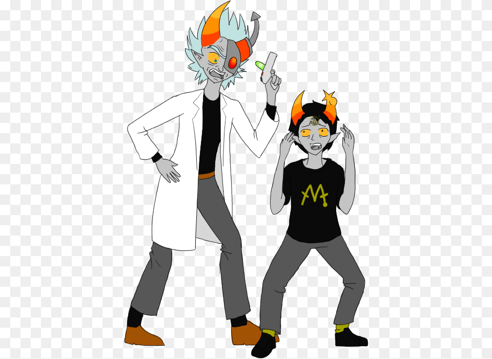 C Come On Mortie You Gotta Stoaaaaoop Fucking Around Homestuck Rick And Morty, Publication, Book, Comics, Boy Png Image