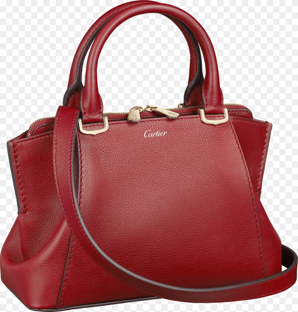 C De Cartier Bag Mini Modelred Spinel Colored Taurillon, Accessories, Handbag, Purse, Tote Bag Png Image