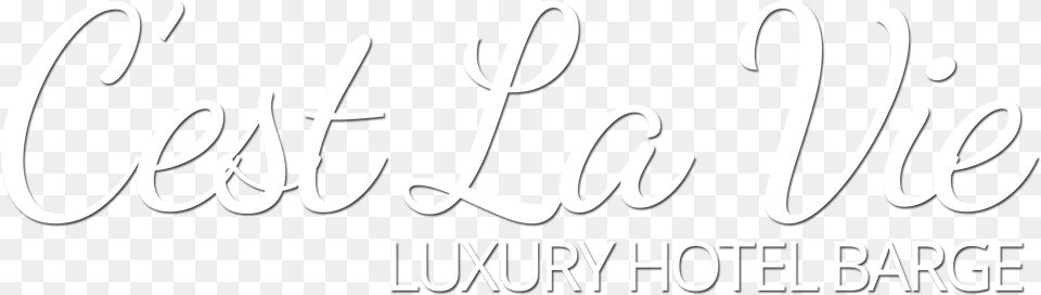 C Est La Vie Luxury Hotel Canal Barge Calligraphy, Text, Letter Free Png