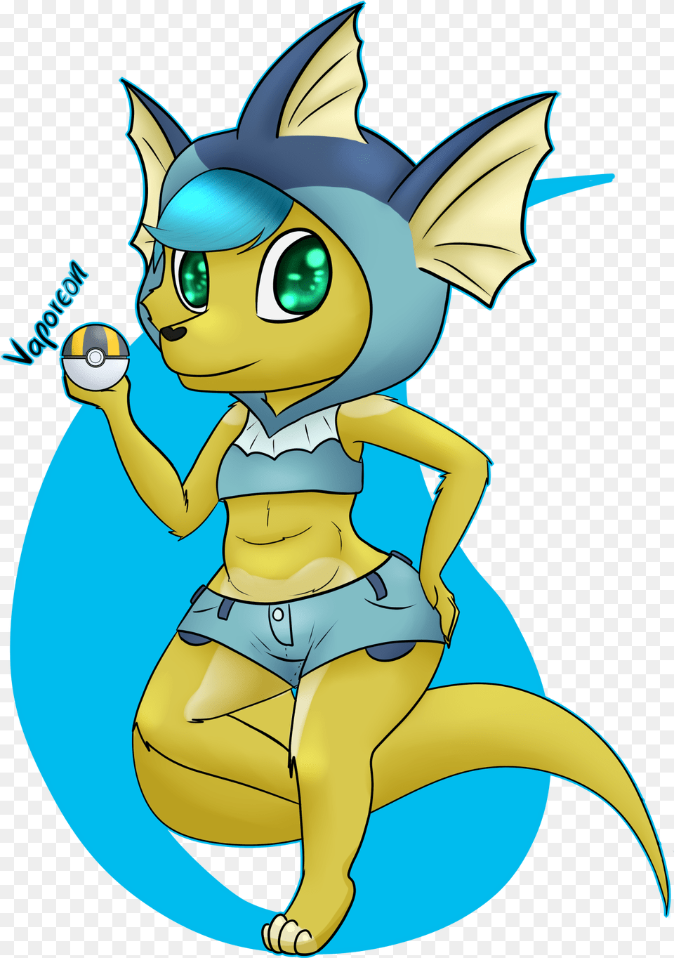 C Ethan The Vaporeon Cartoon, Book, Comics, Publication, Baby Free Png