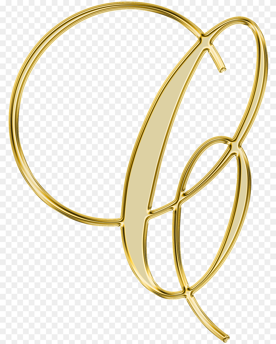 C Letter Letter C With Transparent Background, Hoop, Accessories, Earring, Jewelry Png