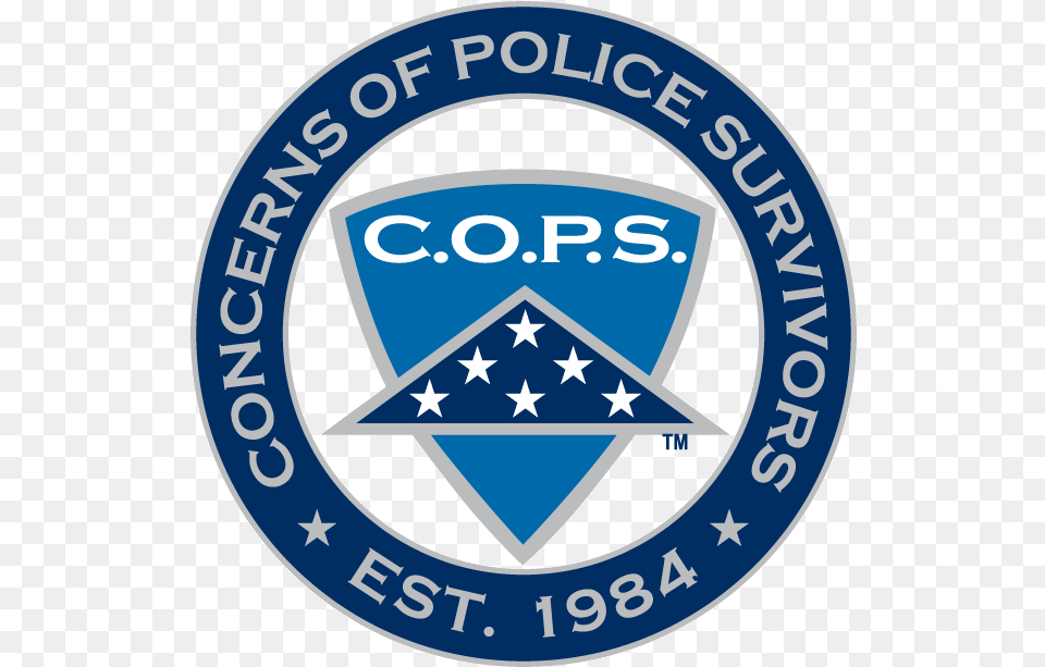 C O P S Illinois Concerns Of Police Survivors, Badge, Logo, Symbol, Disk Free Png