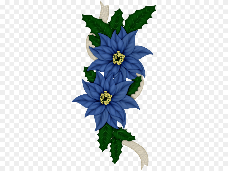 C Orig Kwiaty Transparent Ccorig Transparent Christmas Flower Blue, Pattern, Art, Leaf, Graphics Free Png