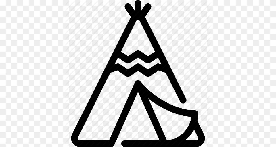 C Teepee Tent Wigwam Icon, Triangle Free Png