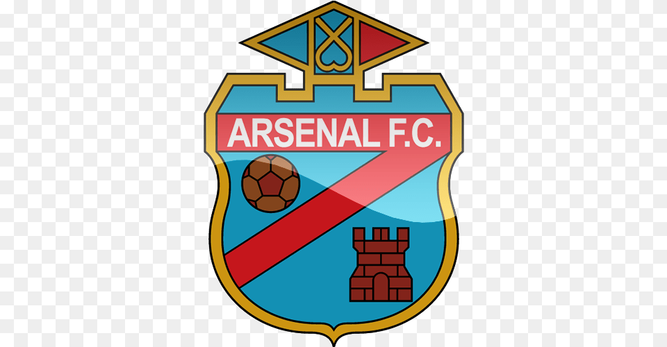 C Image Arsenal De Sarandi Logo, Badge, Symbol, Emblem, Ball Free Transparent Png
