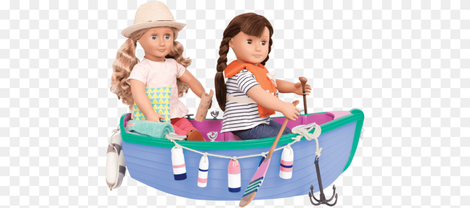 Ca Central Our Generation Row Boat Set, Toy, Doll, Girl, Child Free Transparent Png