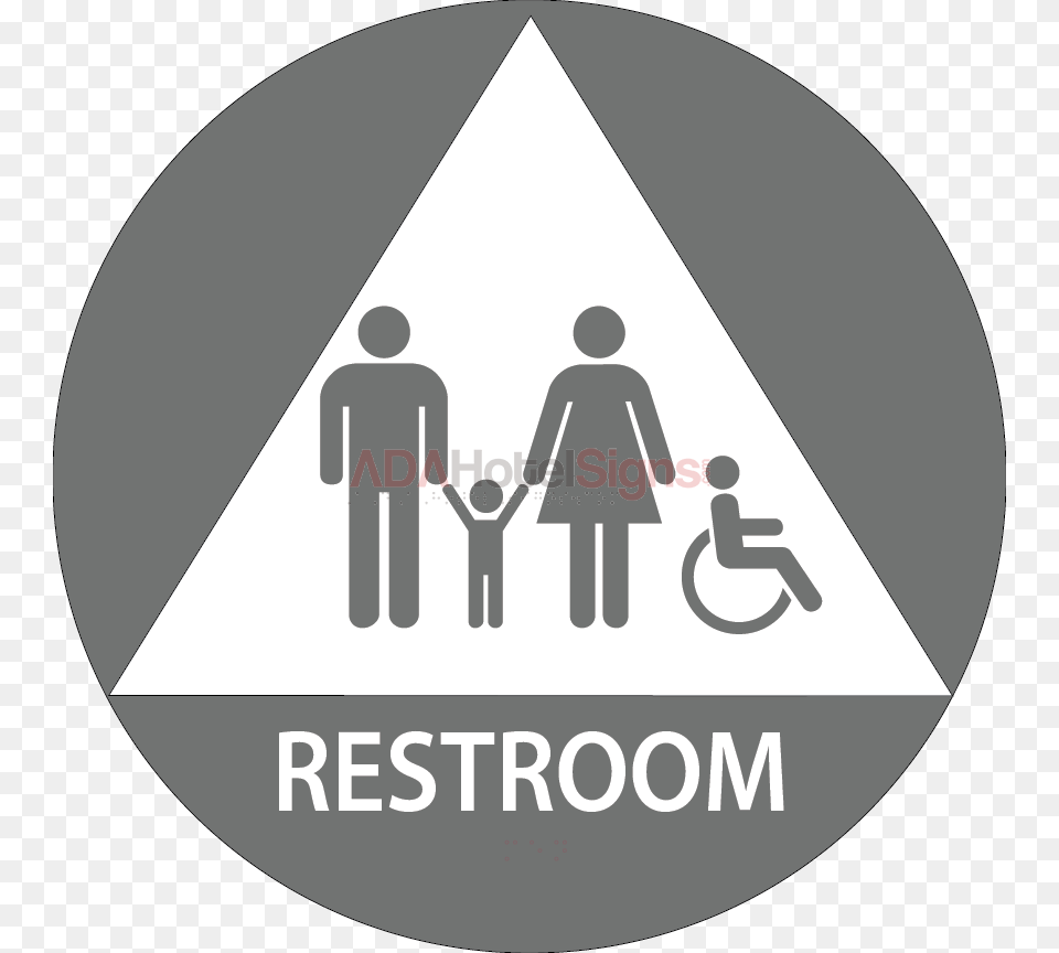 Ca Door Family Handicap Restroom Disabili, Sign, Symbol, Adult, Male Free Png