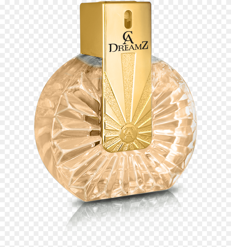 Ca Dreamz 100ml Women Dream Perfumes Ca Dreamz Perfume, Gold, Bottle, Cosmetics, Gold Medal Free Transparent Png