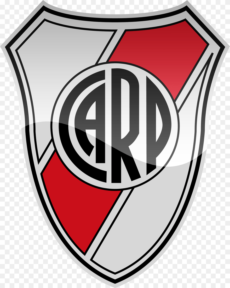 Ca River Plate Hd Logo Football Logos Club Atltico River Plate, Armor, Shield, Dynamite, Weapon Free Png Download