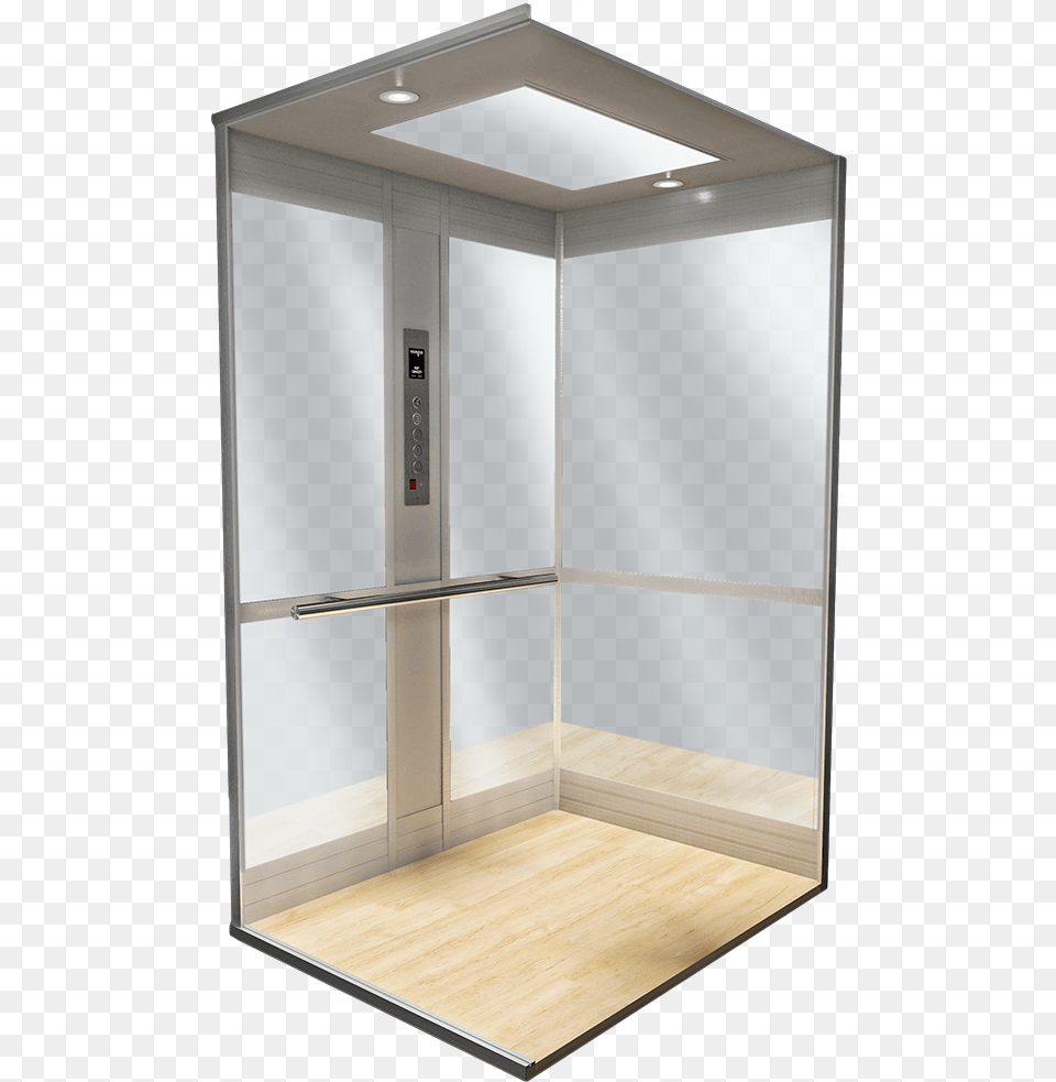 Cab Style Glass Elevator Clear Background, Indoors Free Transparent Png