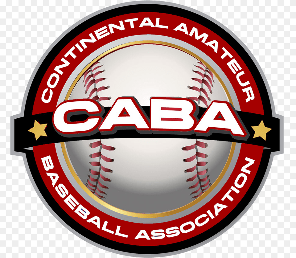 Caba Red Gold Trim Baseball Logo Circle, Ball, Baseball (ball), Sport Png Image