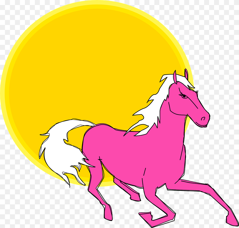 Caballo Rosa Transparent Cavalo Rosa, Animal, Colt Horse, Horse, Mammal Free Png