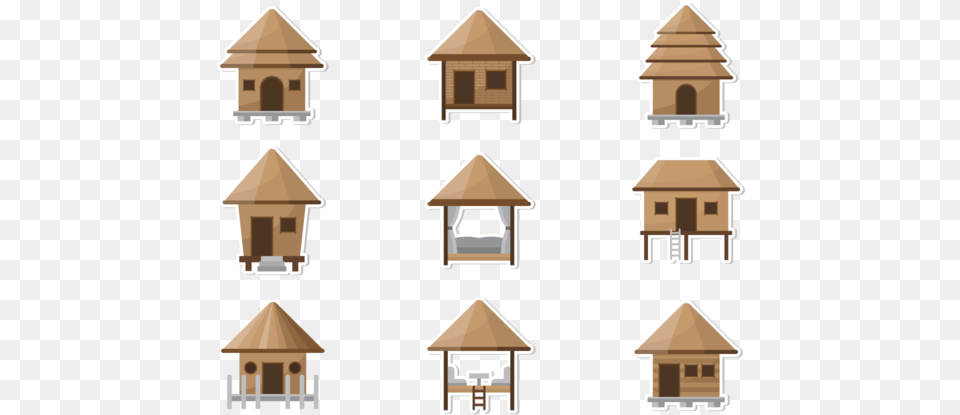 Cabana Icons Vector House, Outdoors, Food, Sweets, Neighborhood Free Transparent Png