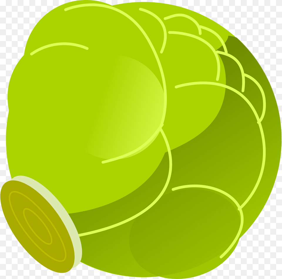 Cabbage Clipart, Ball, Sport, Tennis, Tennis Ball Free Png