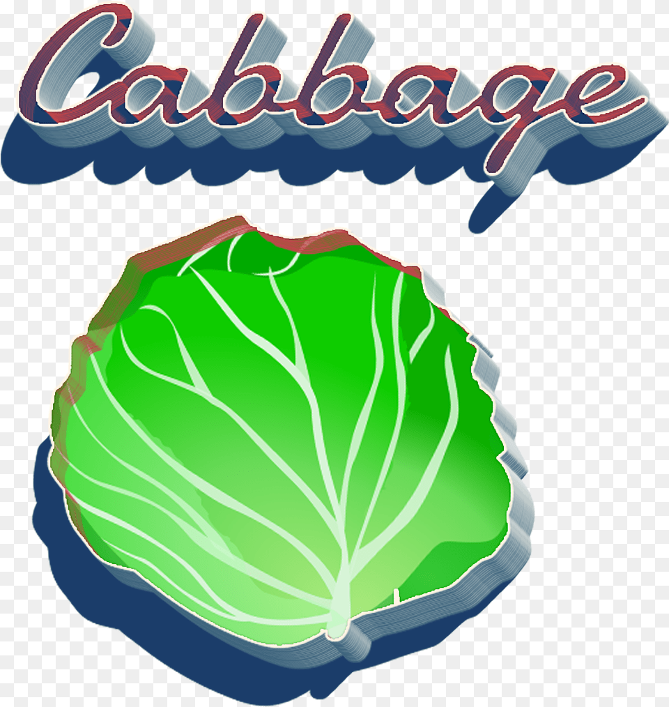 Cabbage Clipart Illustration, Food, Leafy Green Vegetable, Plant, Produce Free Png Download