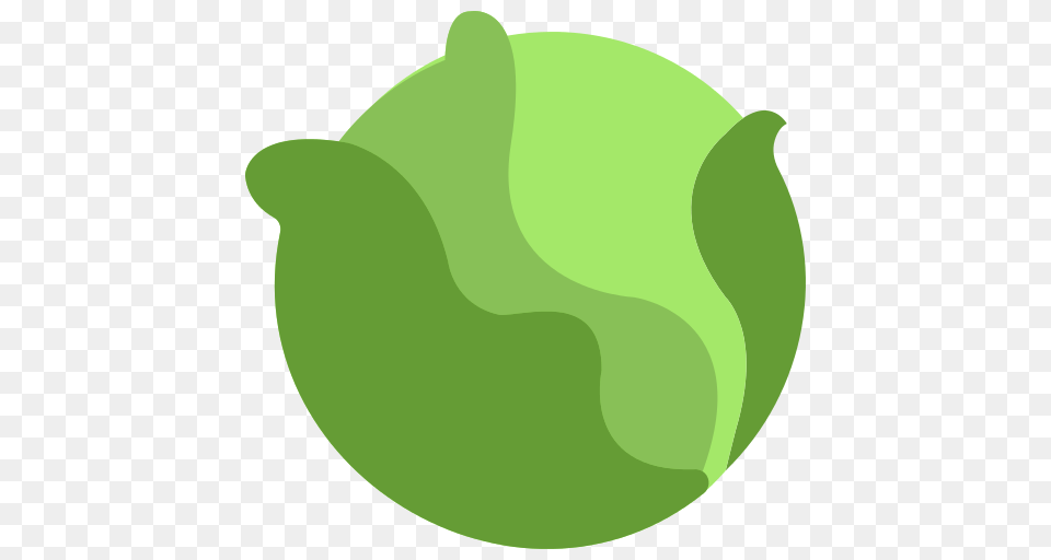 Cabbage Icon, Tennis Ball, Ball, Green, Tennis Png Image